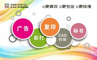 图文广告店经营项目