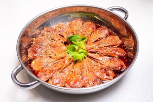 干锅辣鸭头