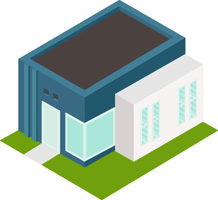 现代简约风格建筑模型