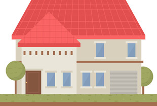 两层温馨住宅外观图