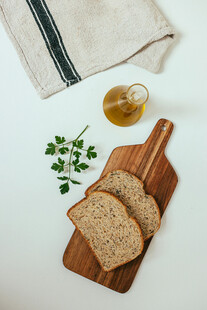 切片面包与清新佐料组合