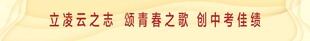中考备考标语