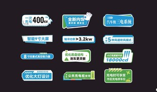 多样促销标签设计