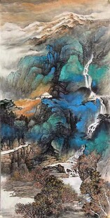 高山流水图