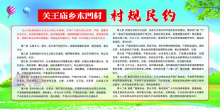 村规民约