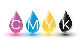 CMYK色彩模式图标展示