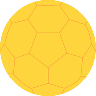 黄色足球图标