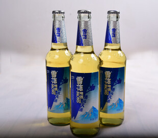 三瓶特色啤酒展示