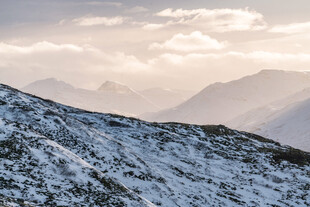 雪山风光 壮丽自然景致