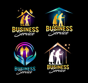 关爱老人标志logo