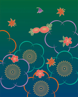 梦幻海洋生物插画