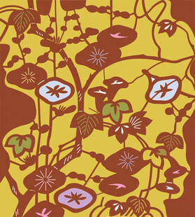 复古风植物花卉图案纹理