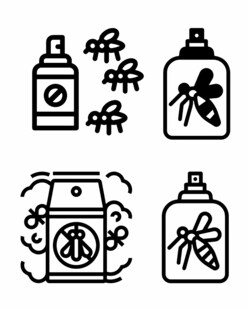 灭蚊杀虫水喷剂图标
