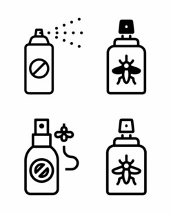灭蚊杀虫水喷剂图标