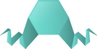 折纸青蛙造型图标