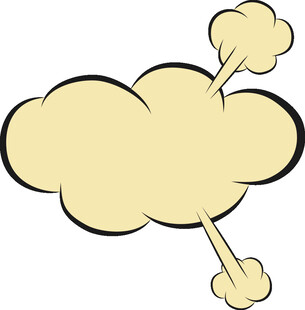 卡通风格云朵图案