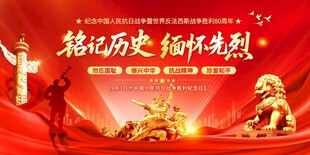 铭记历史缅怀先烈海报