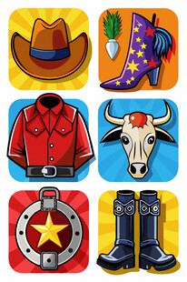 西部牛仔风服饰与配饰