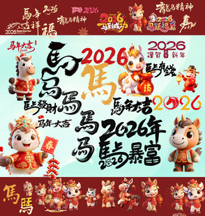 2026马年素材