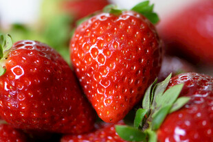 新鲜诱人的草莓