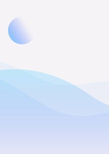 蓝色海洋与天空景象