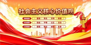 社会主义核心价值观宣传图