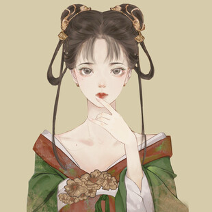 古风汉服女子优雅形象