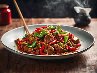 香辣炒牛肉
