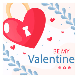 情人节爱心装饰图案