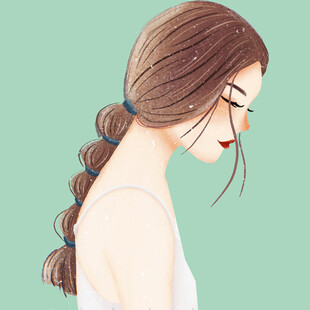 编发女孩 尽显柔美气质