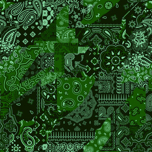 绿色抽象图案布料纹理