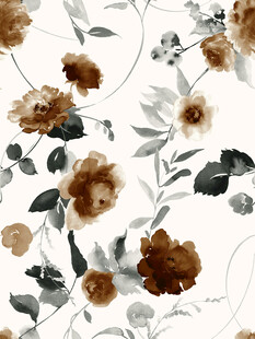 复古花卉图案背景纹理