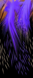 梦幻紫色光效线条背景