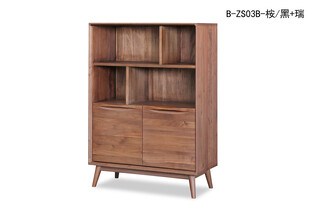 简约木质双门书架