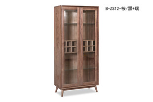 木质双门玻璃展示柜