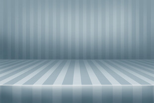 蓝白条纹简约空旷展示空间