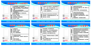 多张规章制度展示图