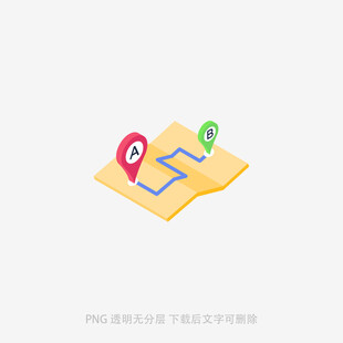 地图导航图标设计元素