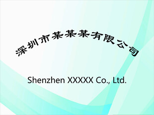深圳市某公司标志设计