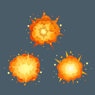 爆炸特效图案