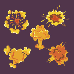 爆炸特效图案集合