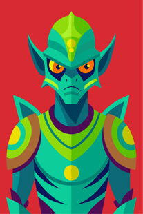 奇幻外星战士角色形象