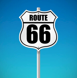 66号公路标志