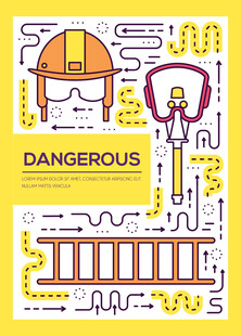 危险施工场景示意