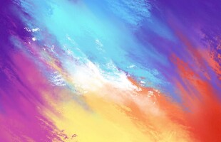 多彩梦幻抽象艺术背景图