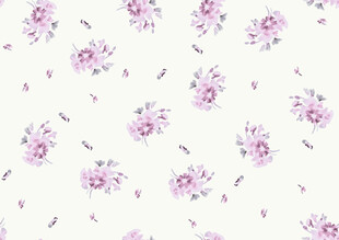 紫色花卉图案背景纹理