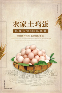鸡蛋海报