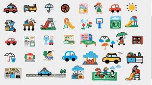 幼儿园卡通贴纸