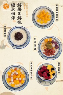 多样中式糕点美食展示