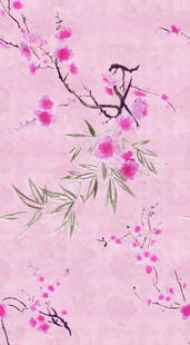 树枝梅花
